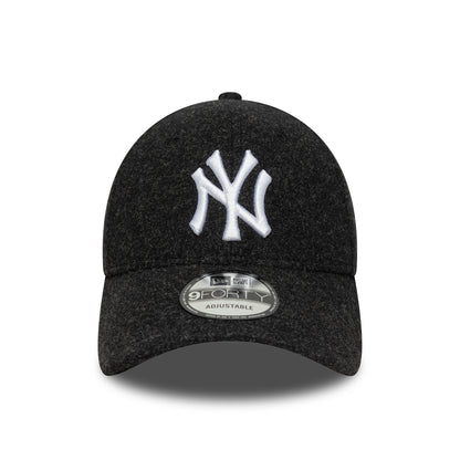 New Era 9FORTY Cap New York Yankees MLB Melton Wool black