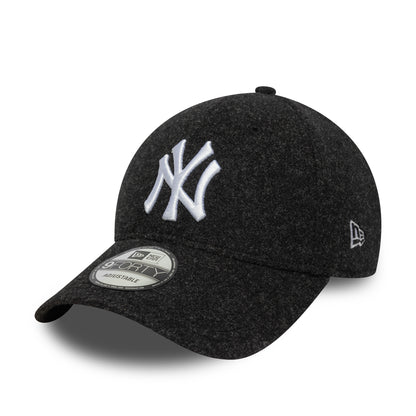 New Era 9FORTY Cap New York Yankees MLB Melton Wool black