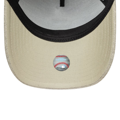 New Era 9FORTY E-Frame Cap New York Yankees MLB Melton beige