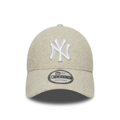 New Era 9FORTY Cap New York Yankees MLB Melton Wool stone