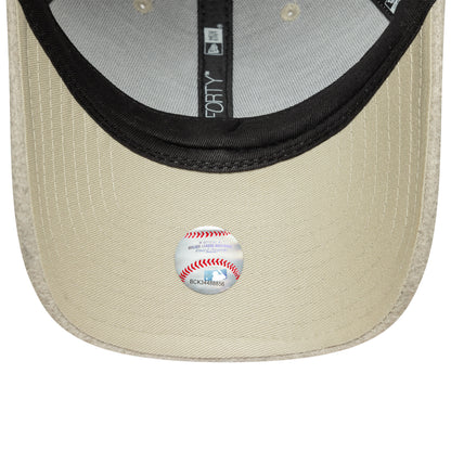 New Era 9FORTY Cap New York Yankees MLB Melton Wool stone