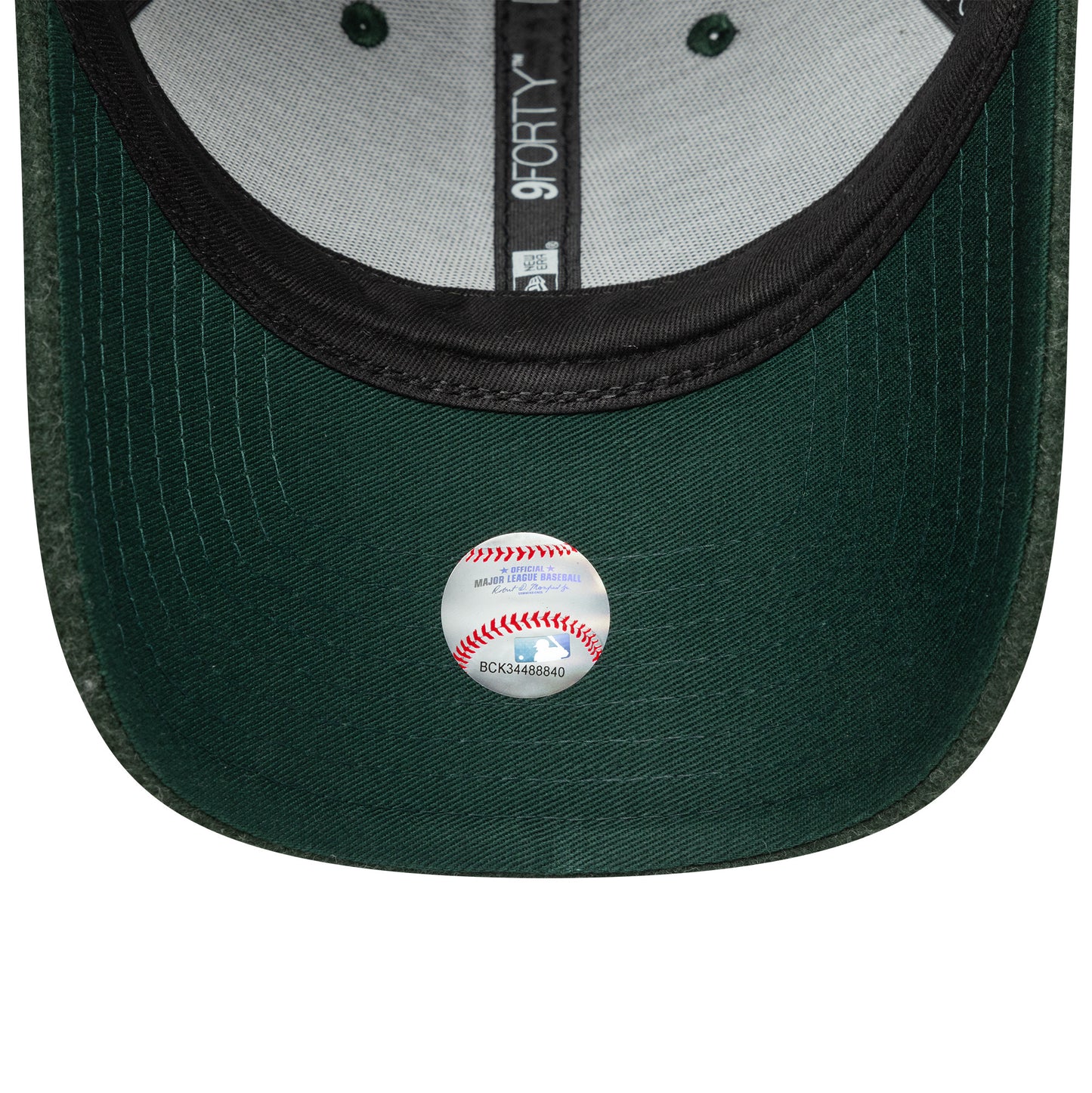 New Era 9FORTY Cap Los Angeles Dodgers MLB Melton Wool dark green