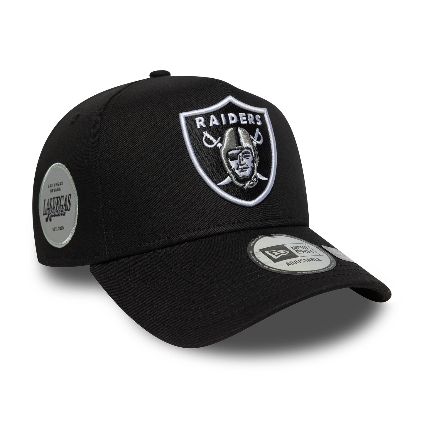New Era 9FORTY E-Frame Cap Las Vegas Raiders NFL Sidepatch black