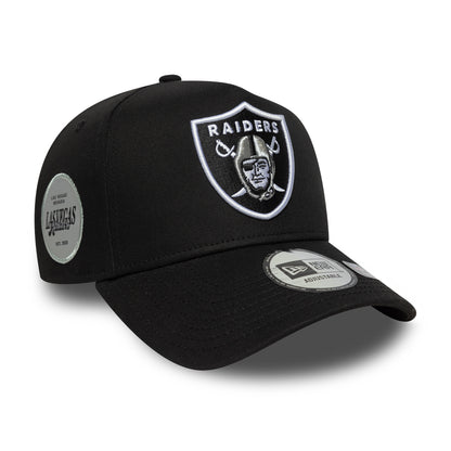 New Era 9FORTY E-Frame Cap Las Vegas Raiders NFL Sidepatch black