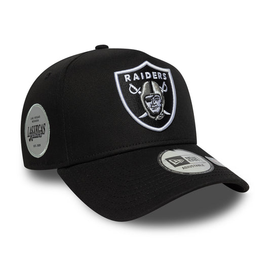 New Era 9FORTY E-Frame Cap Las Vegas Raiders NFL Sidepatch black