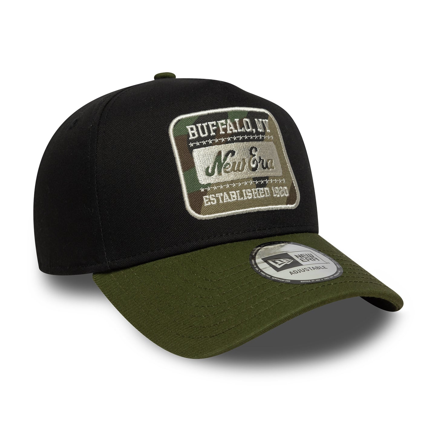 New Era 9FORTY E-Frame Cap Camo Patch black