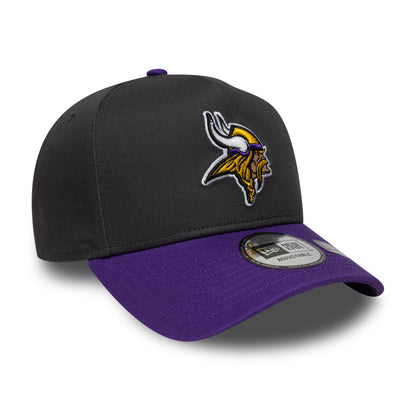 New Era 9FORTY E-Frame Cap Minnesota Vikings NFL Charcoal dark grey