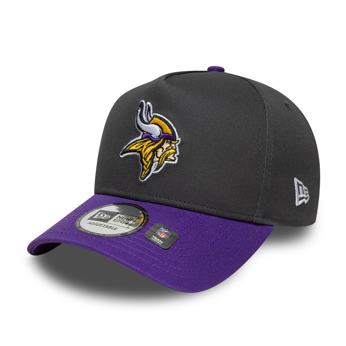 New Era 9FORTY E-Frame Cap Minnesota Vikings NFL Charcoal dark grey