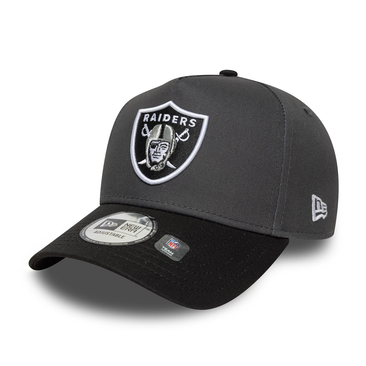 New Era 9FORTY E-Frame Cap Las Vegas Raiders NFL Charcoal dark grey