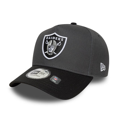 New Era 9FORTY E-Frame Cap Las Vegas Raiders NFL Charcoal dark grey