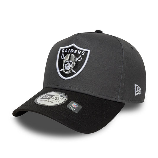 New Era 9FORTY E-Frame Cap Las Vegas Raiders NFL Charcoal dark grey