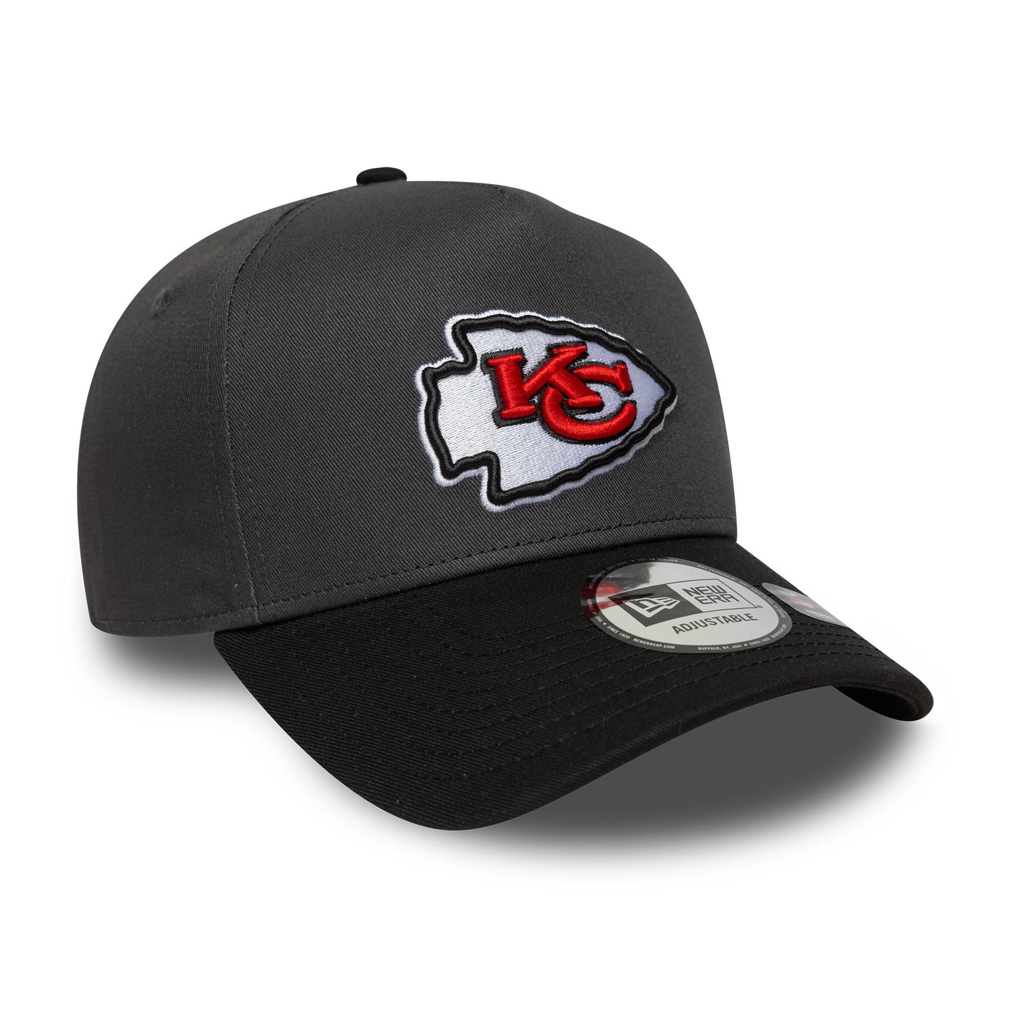New Era 9FORTY E-Frame Cap Kansas City Chiefs NFL Charcoal dark grey