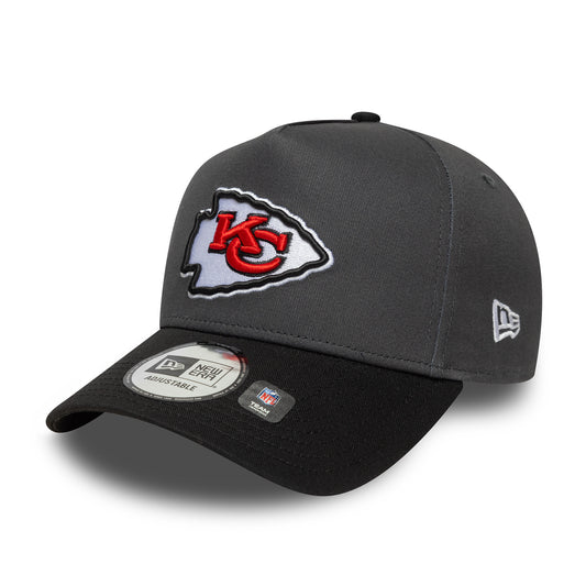 New Era 9FORTY E-Frame Cap Kansas City Chiefs NFL Charcoal dark grey