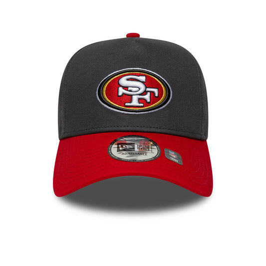 New Era 9FORTY E-Frame Cap San Francisco 49ers NFL Charcoal dark grey