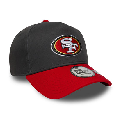 New Era 9FORTY E-Frame Cap San Francisco 49ers NFL Charcoal dark grey