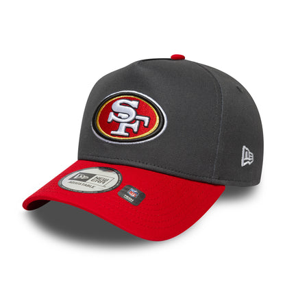 New Era 9FORTY E-Frame Cap San Francisco 49ers NFL Charcoal dark grey