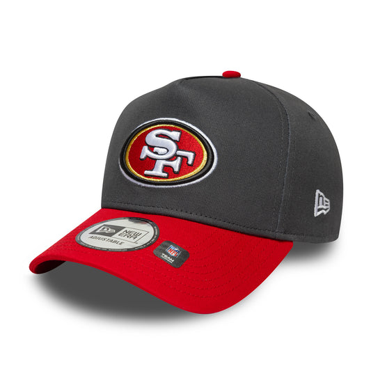 New Era 9FORTY E-Frame Cap San Francisco 49ers NFL Charcoal dark grey