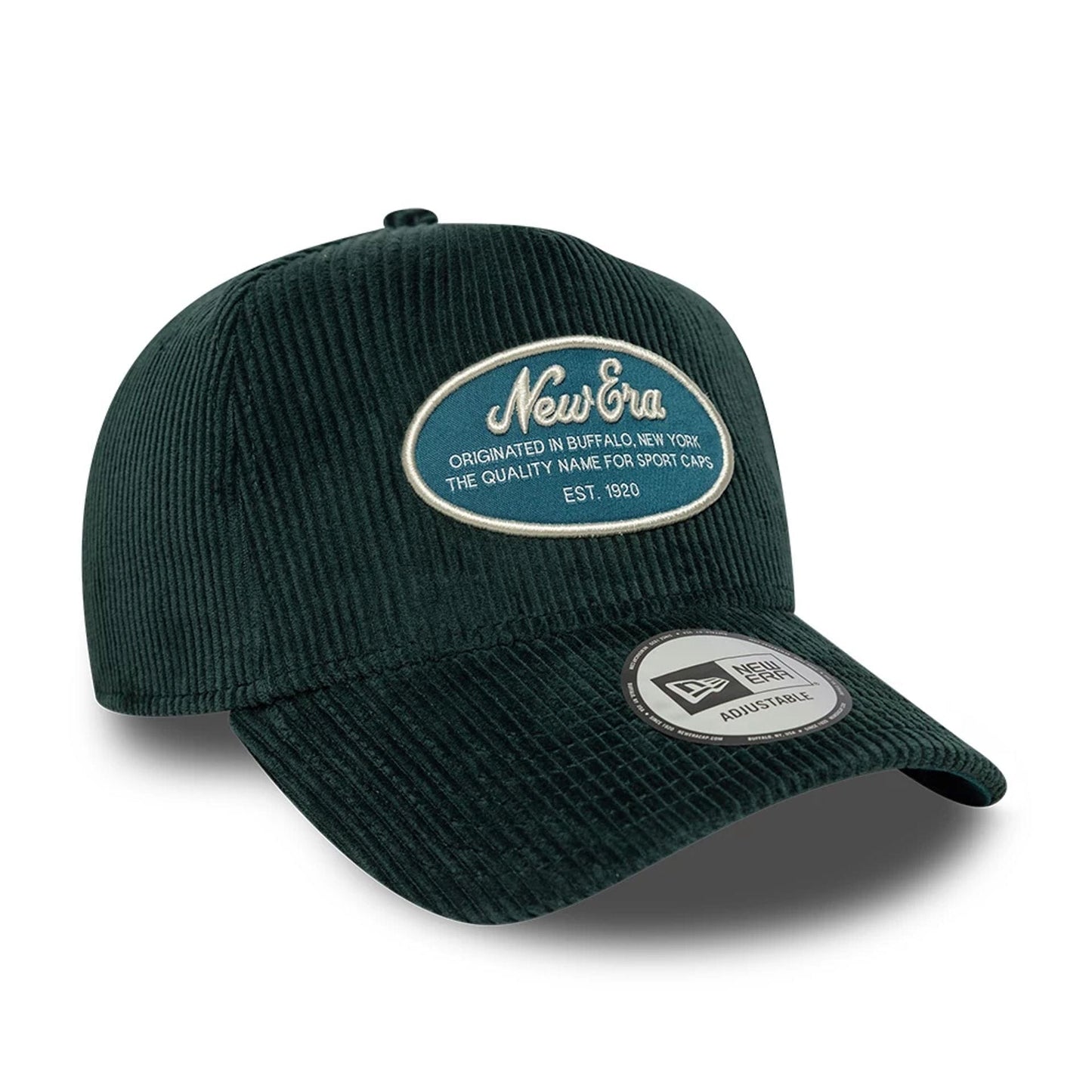 New Era 9FORTY E-Frame Cap Patch Cord dark green
