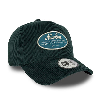 New Era 9FORTY E-Frame Cap Patch Cord dark green