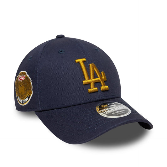 New Era 9FORTY M-Crown Cap Los Angeles Dodgers MLB World Series Patch navy