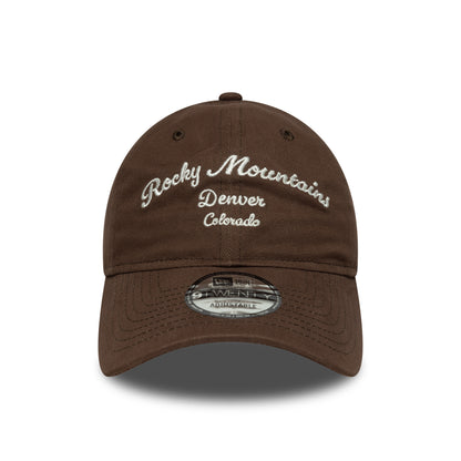 New Era 9TWENTY Cap New Era Wordmark brown