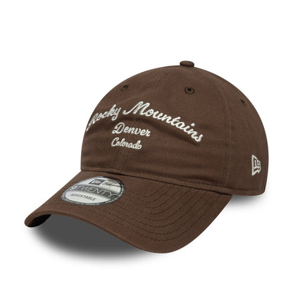 New Era 9TWENTY Cap New Era Wordmark brown