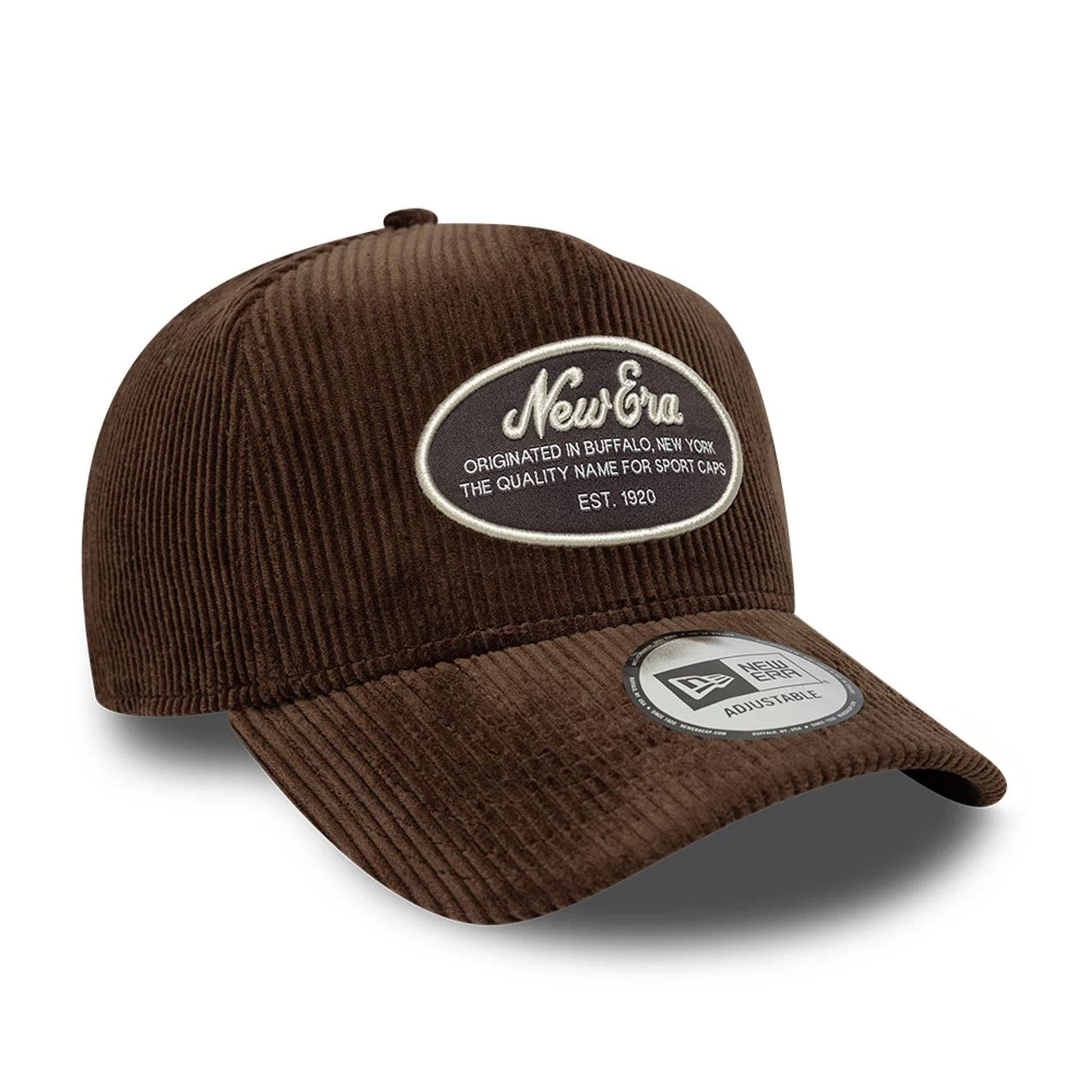 New Era 9FORTY E-Frame Cap Patch Cord dark brown
