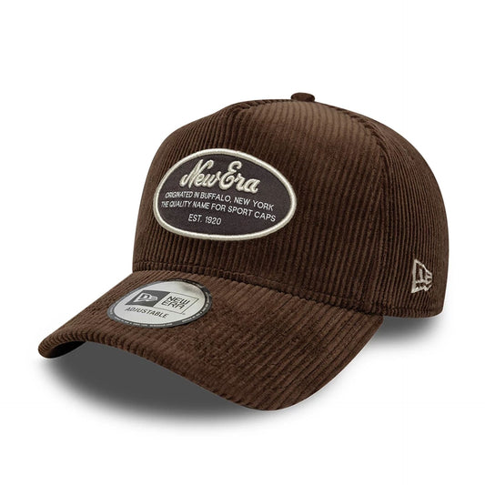 New Era 9FORTY E-Frame Cap Patch Cord dark brown