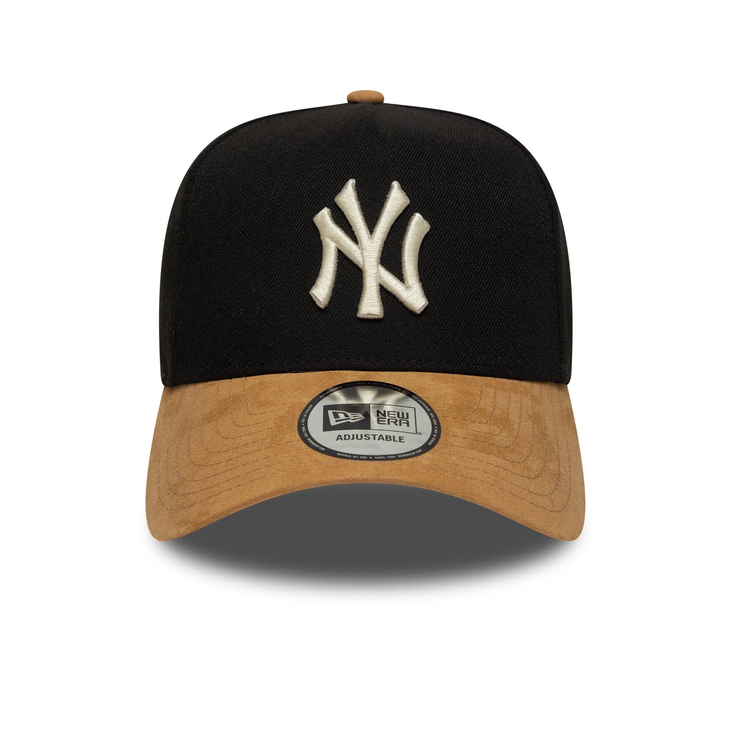New Era 9FORTY E-Frame Cap New York Yankees MLB Suede Visor black