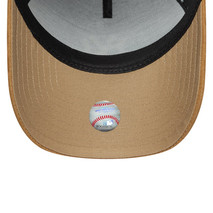 New Era 9FORTY E-Frame Cap New York Yankees MLB Suede Visor black