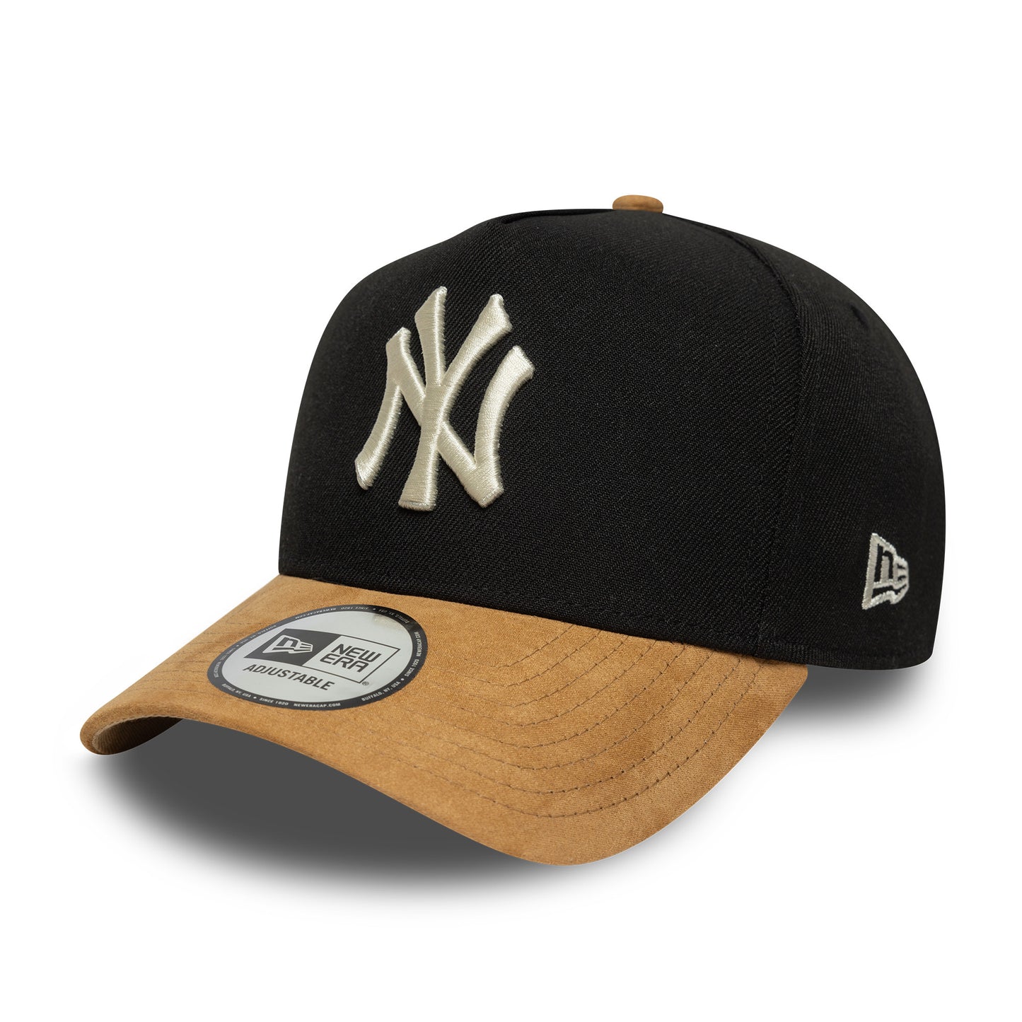 New Era 9FORTY E-Frame Cap New York Yankees MLB Suede Visor black