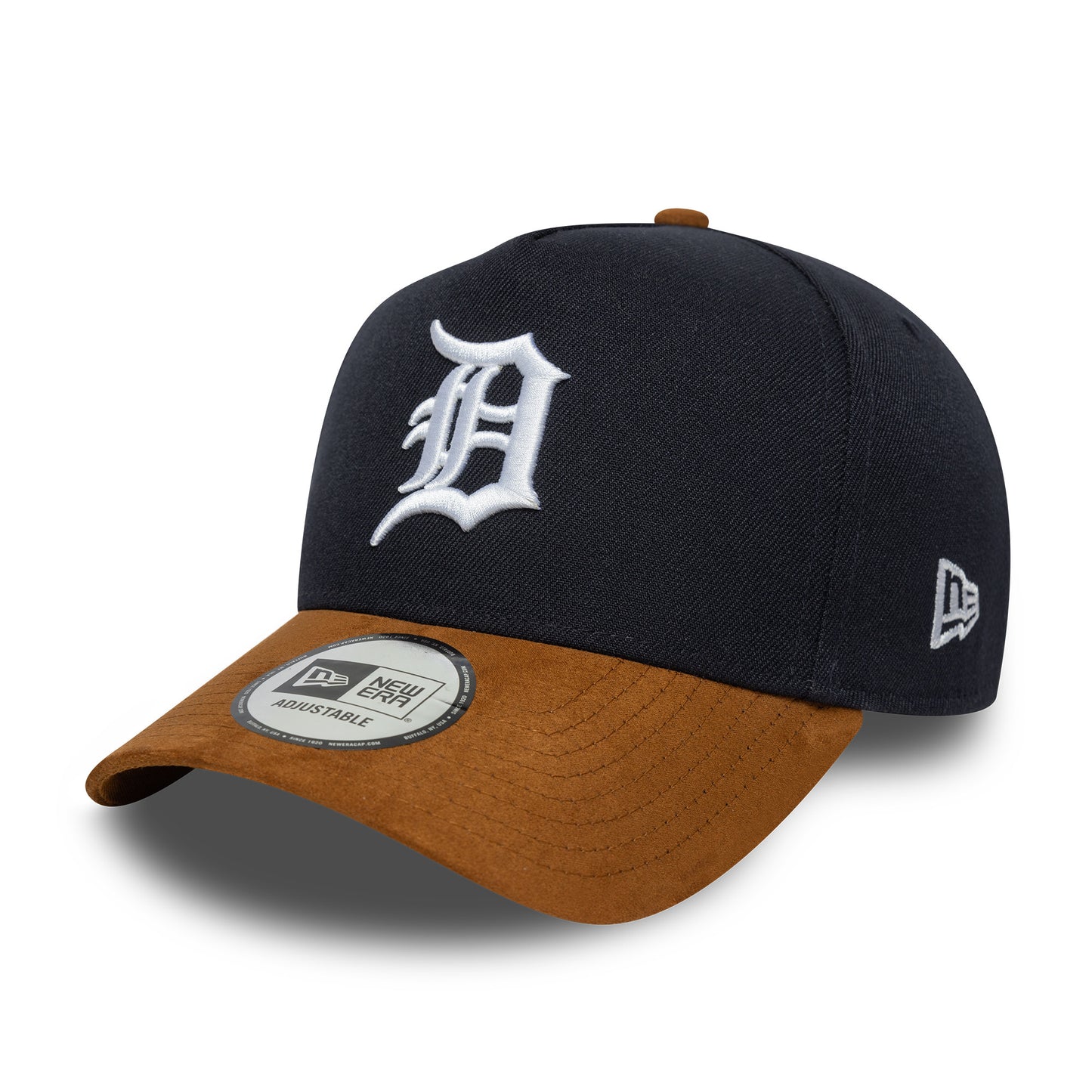 New Era 9FORTY E-Frame Cap Detroit Tigers MLB Suede Visor navy