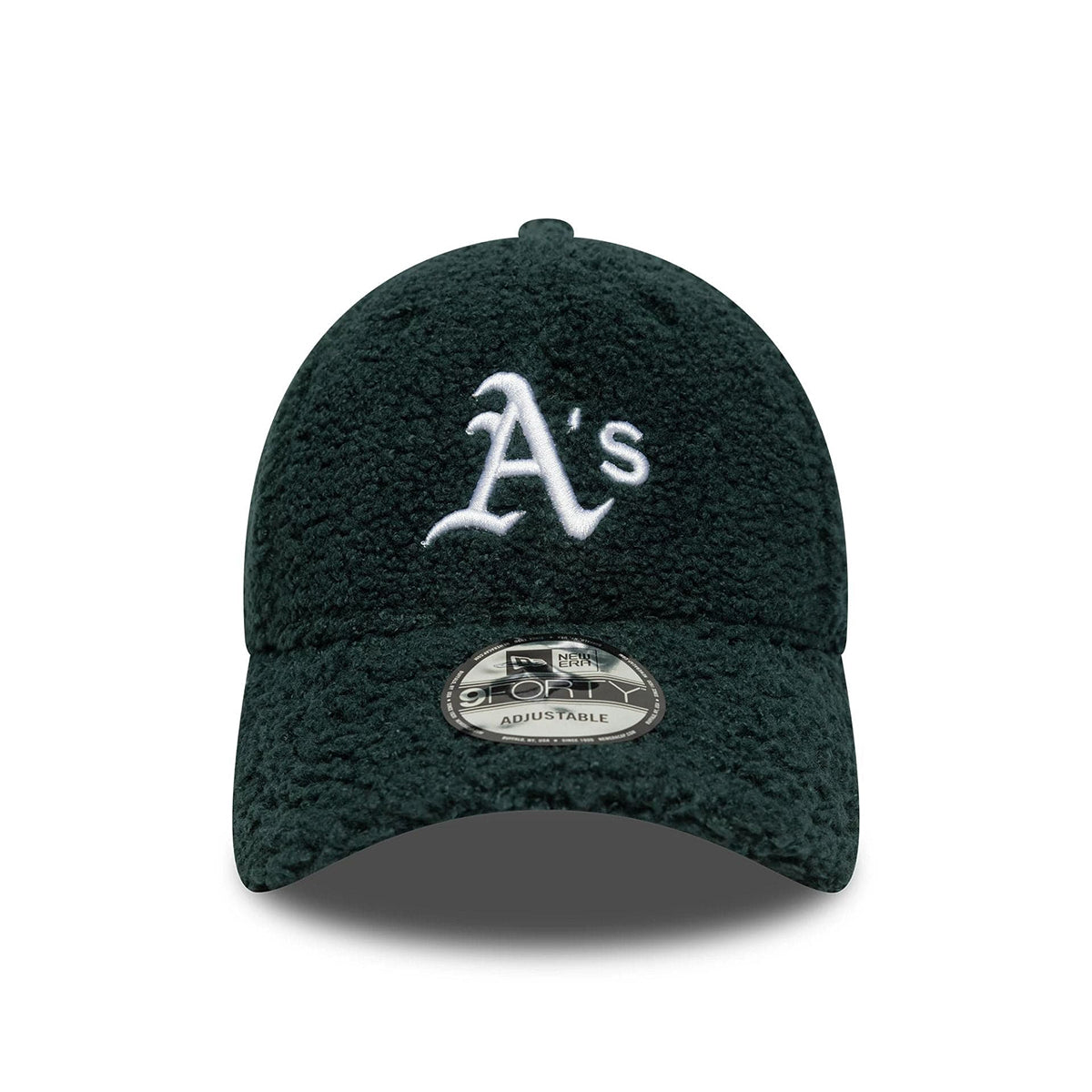 New Era 9FORTY Cap Oakland Athletics MLB Winter Borg dunkelgrüne