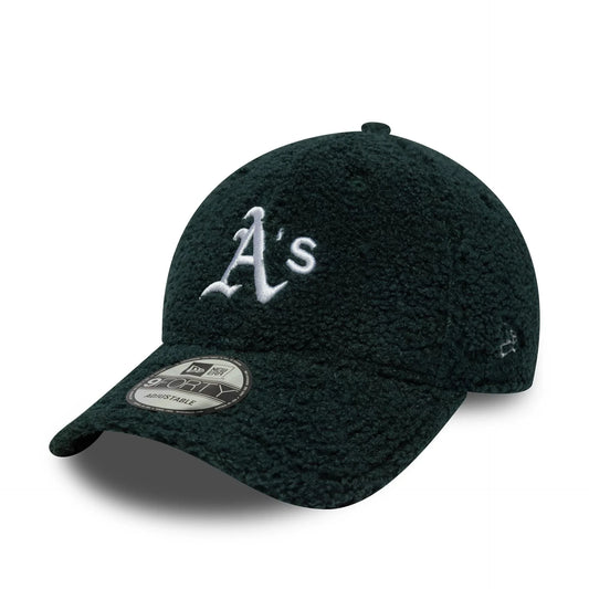 New Era 9FORTY Cap Oakland Athletics MLB Winter Borg dunkelgrüne