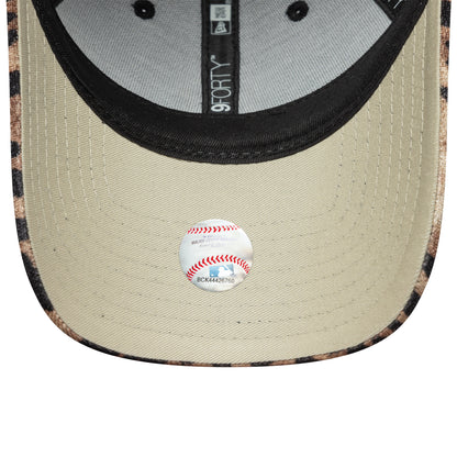 New Era 9FORTY Damen Cap New York Yankees MLB Leo Velour brown