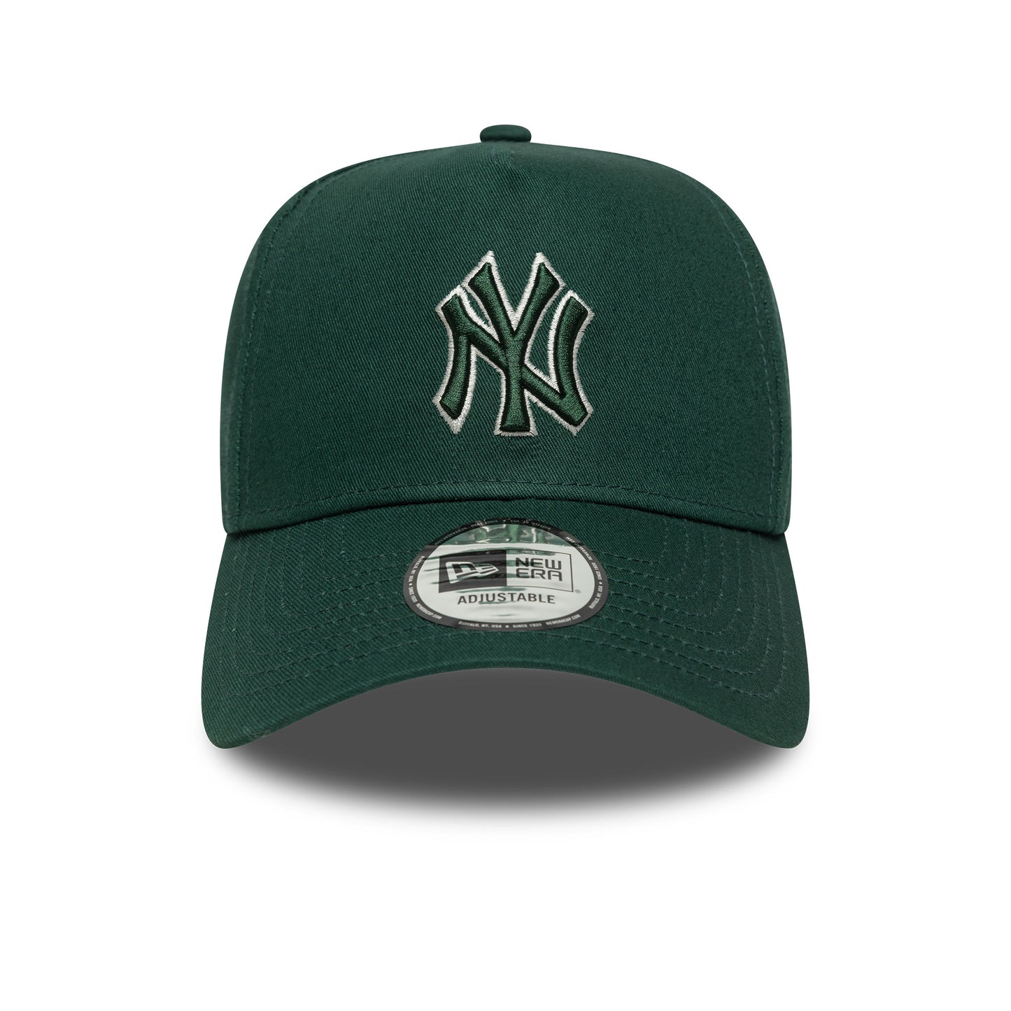 New Era 9FORTY E-Frame Cap New York Yankees MLB Team Outline dark green