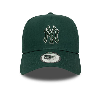 New Era 9FORTY E-Frame Cap New York Yankees MLB Team Outline dark green