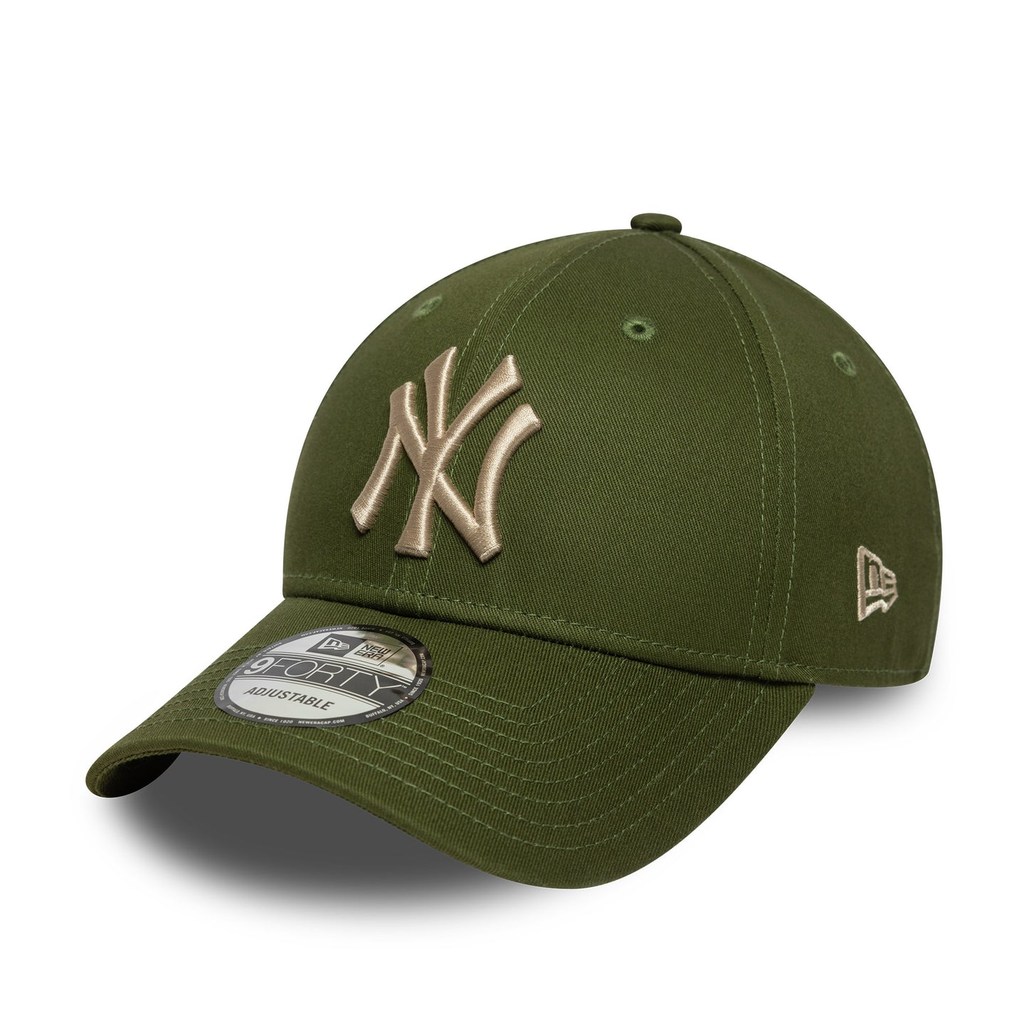 New Era 9FORTY Cap New York Yankees MLB League Essential olive