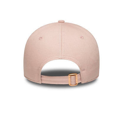 New Era 9FORTY Damen Cap New York Yankees MLB Metallic Logo pink