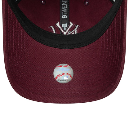 New Era 9TWENTY Cap New York Yankees MLB League Essential dark red