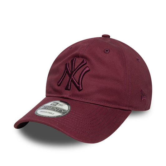 New Era 9TWENTY Cap New York Yankees MLB League Essential dark red