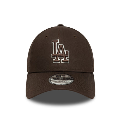 New Era 9FORTY Cap Los Angeles Dodgers MLB Outline brown
