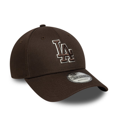 New Era 9FORTY Cap Los Angeles Dodgers MLB Outline brown