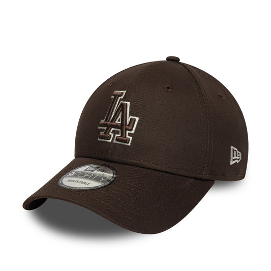 New Era 9FORTY Cap Los Angeles Dodgers MLB Outline brown