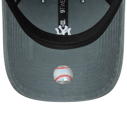 New Era 9TWENTY Cap New York Yankees MLB Washed Mini Logo grey
