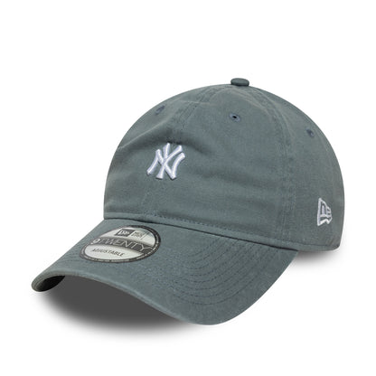 New Era 9TWENTY Cap New York Yankees MLB Washed Mini Logo grey