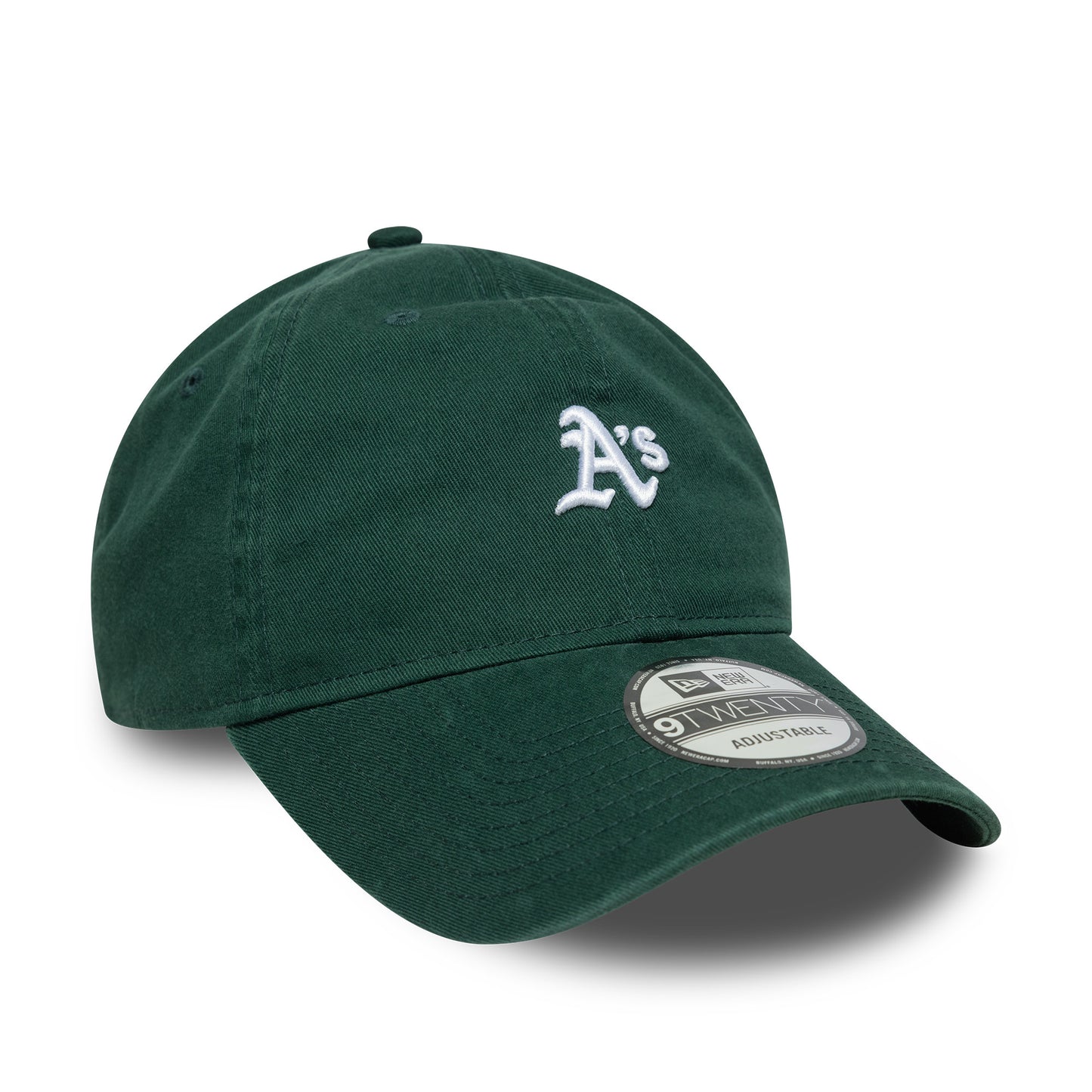New Era 9TWENTY Cap Oakland Athletics MLB Washed Mini Logo dark green