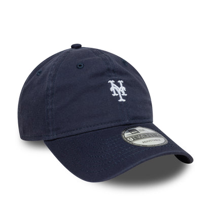 New Era 9TWENTY Cap New York Mets MLB Washed Mini Logo navy