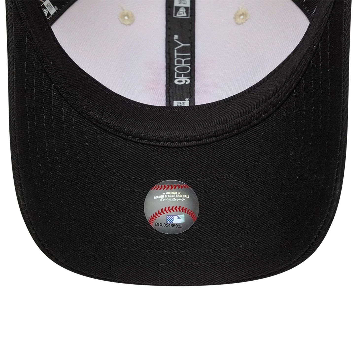 New Era 9FORTY Cap MLB New York Mets Side Script light beige/black