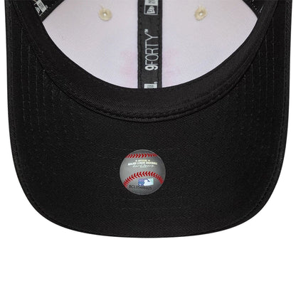 New Era 9FORTY Cap MLB New York Mets Side Script light beige/black